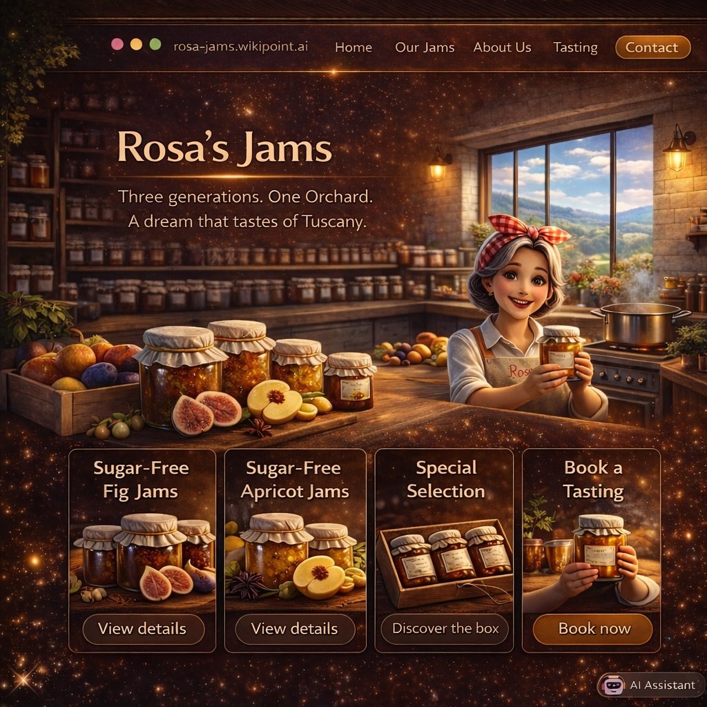 Website di Rosa - Le Marmellate di Rosa