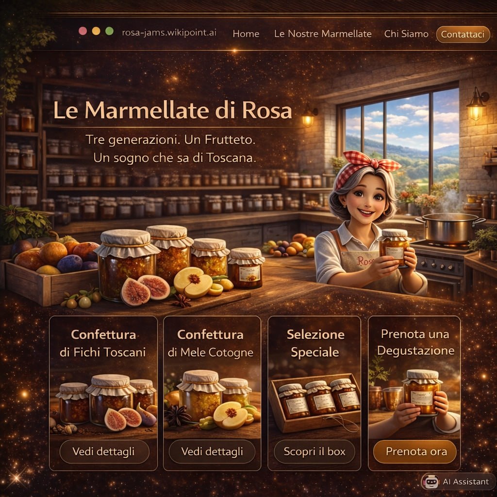 Sito Web di Rosa - Le Marmellate di Rosa